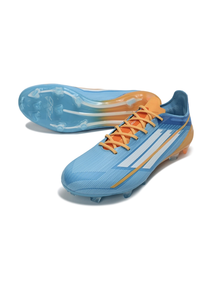 adidas F50 Elite FG Beam Orange Lucid Blue Cloud White