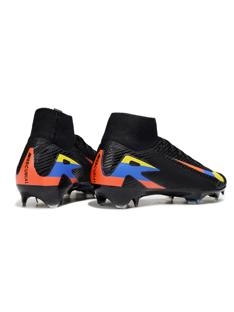 Nike Air Zoom Mercurial Superfly 10 Elite FG Black Multicolor