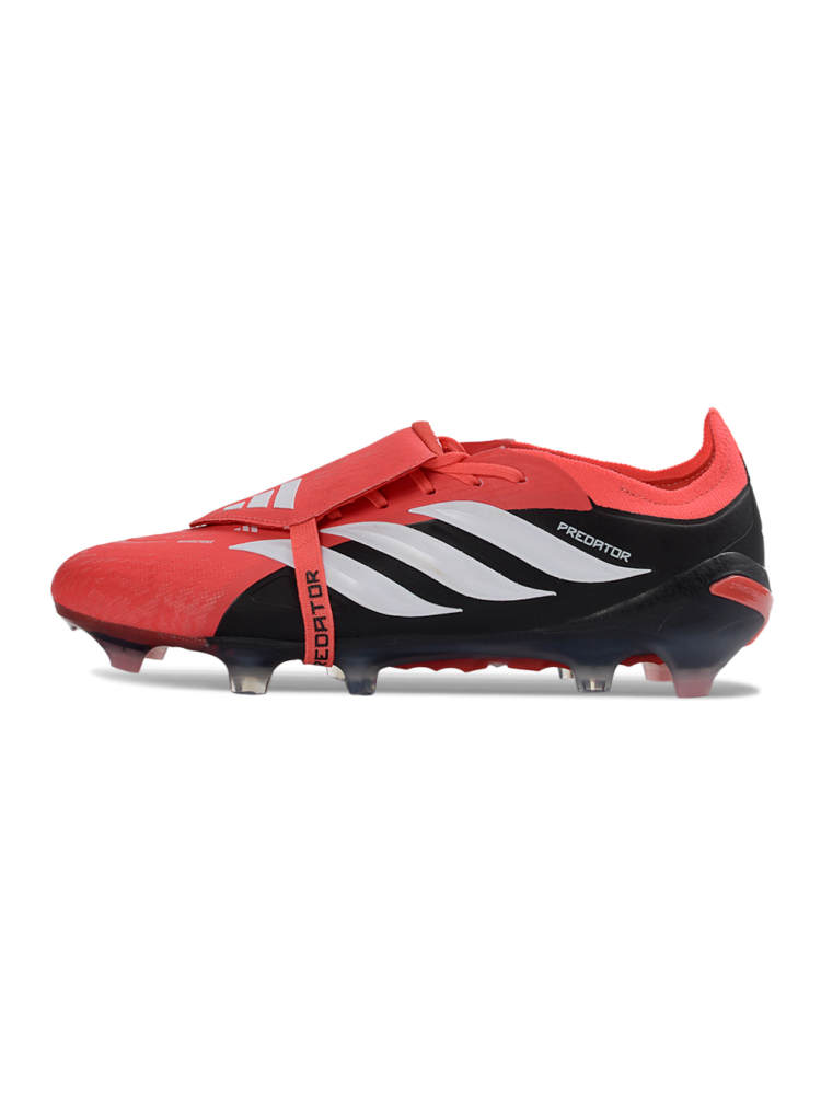 adidas Predator Elite Fold-over Tongue FG Lucid Red Core Black Cloud White