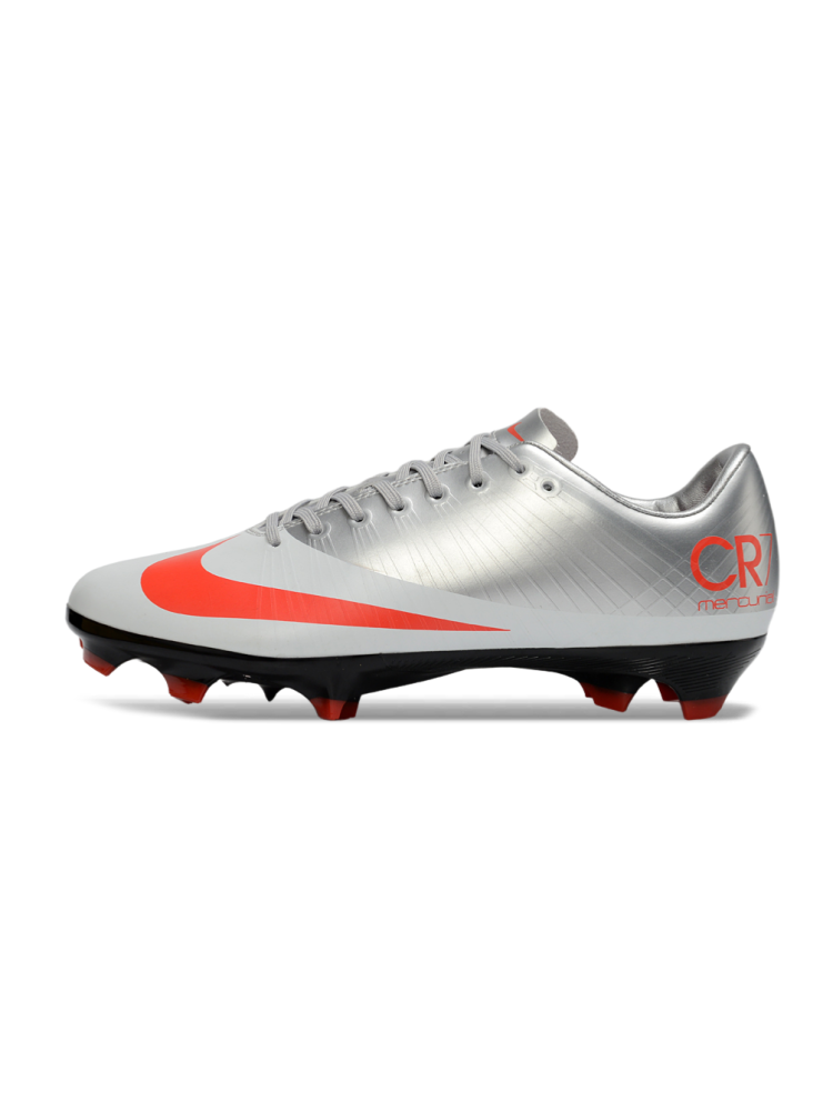 Nike Mercurial Vapor 16 Elite FG CR7 Metallic Silver Bright Crimson Black