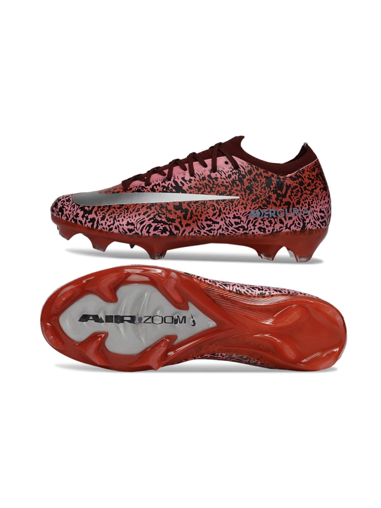 Nike Air Zoom Mercurial Vapor 16 Elite FG Safari Red Silver