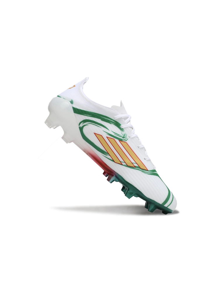 Adidas F50 Elite FG White Green Gold Red