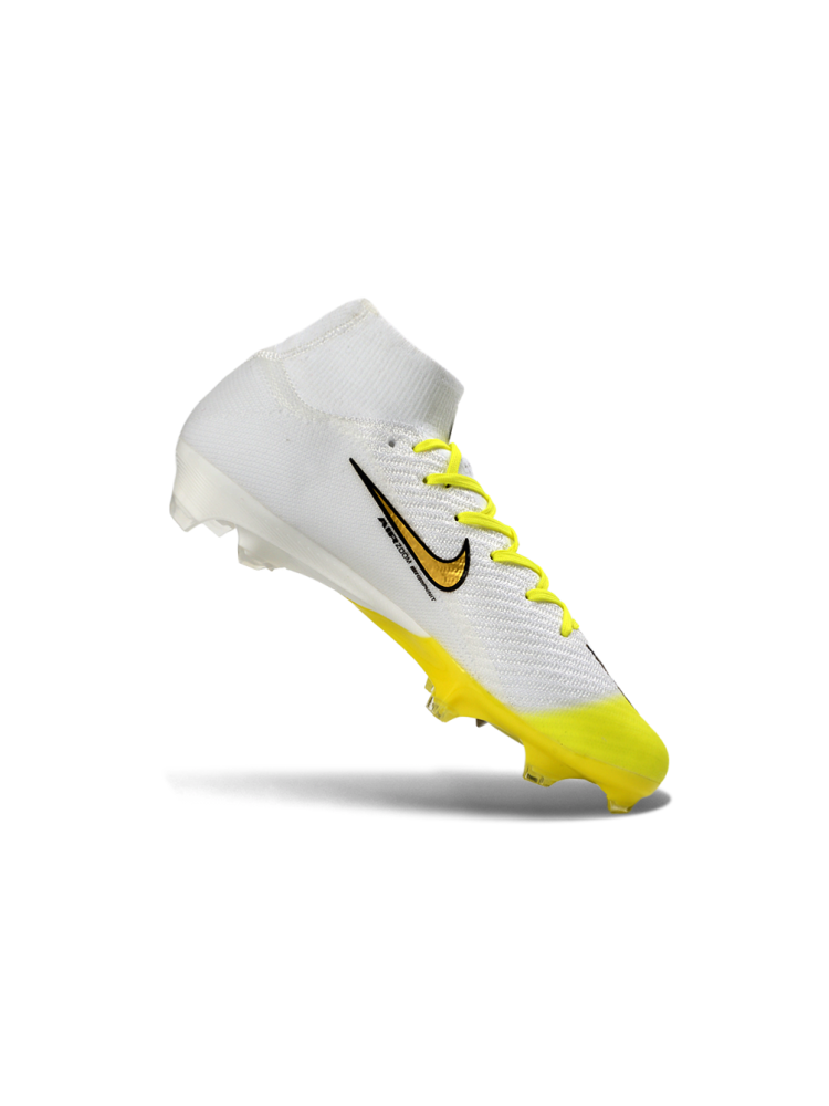 Nike Air Zoom Mercurial Superfly IIX Elite FG White Yellow Gold Black
