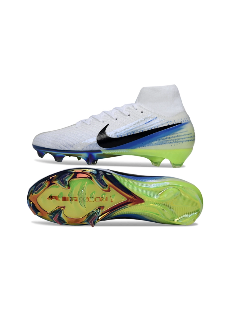 Nike Air Zoom Mercurial Superfly 10 Elite FG White Black Green