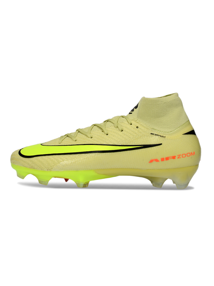 Nike Air Zoom Mercurial Superfly 10 Elite FG Limelight Volt Hyper Crimson