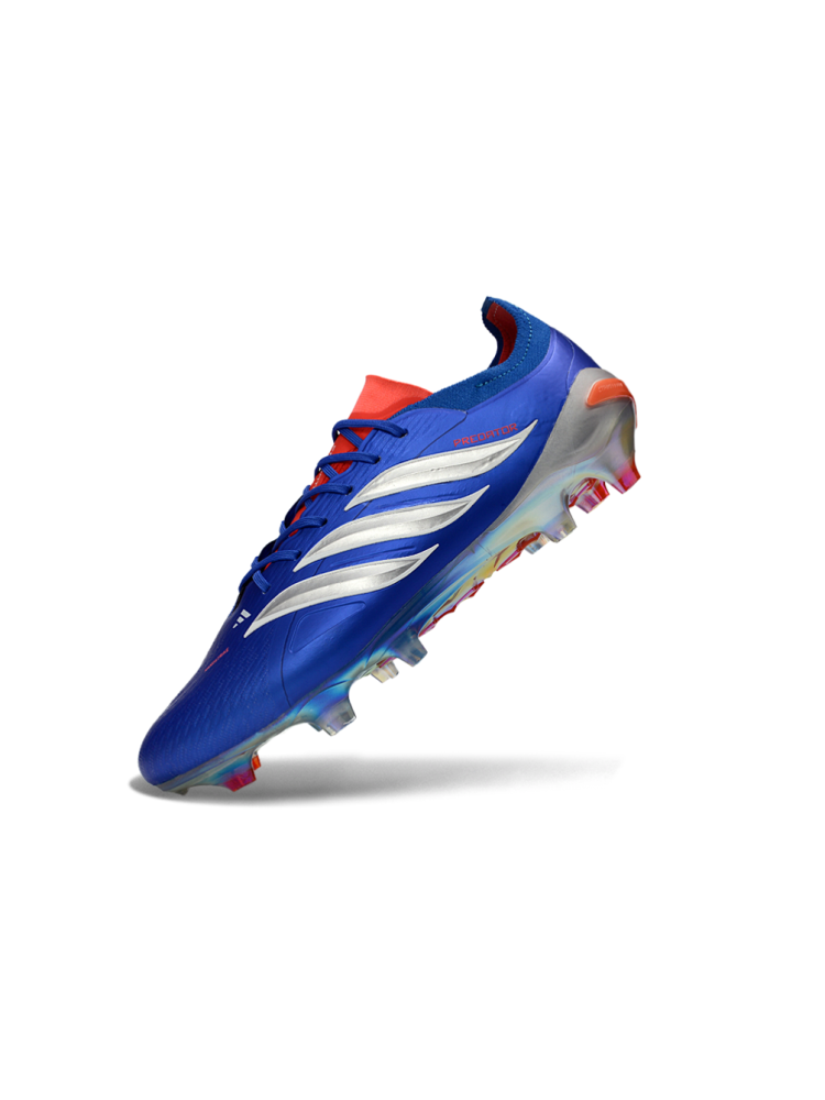 adidas Predator Elite FG Blue Metallic Silver Lucid Red