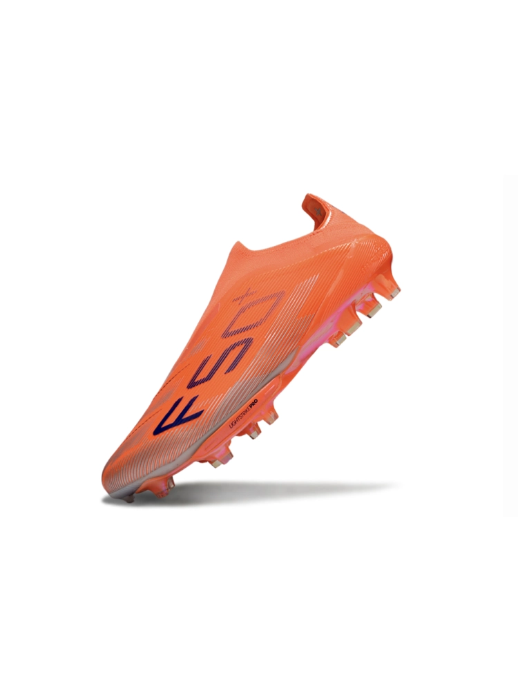 Adidas F50 Elite Laceless FG Beam Orange Lucid Blue