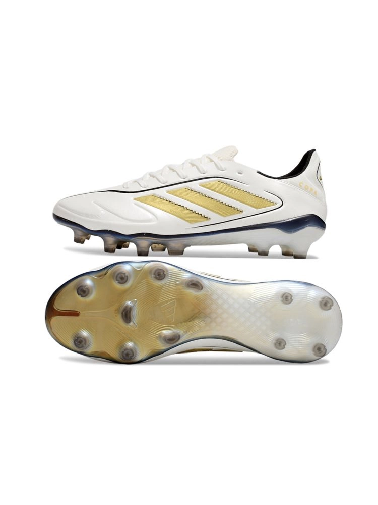 adidas Copa Pure III Elite FG White Matte Gold Core Black