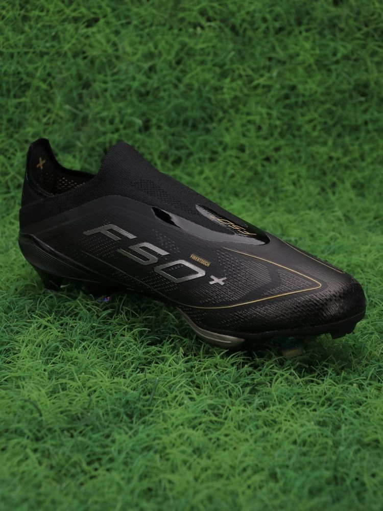 adidas F50+ Elite FG Dark Spark - Core Black/Iron Met/Gold Met