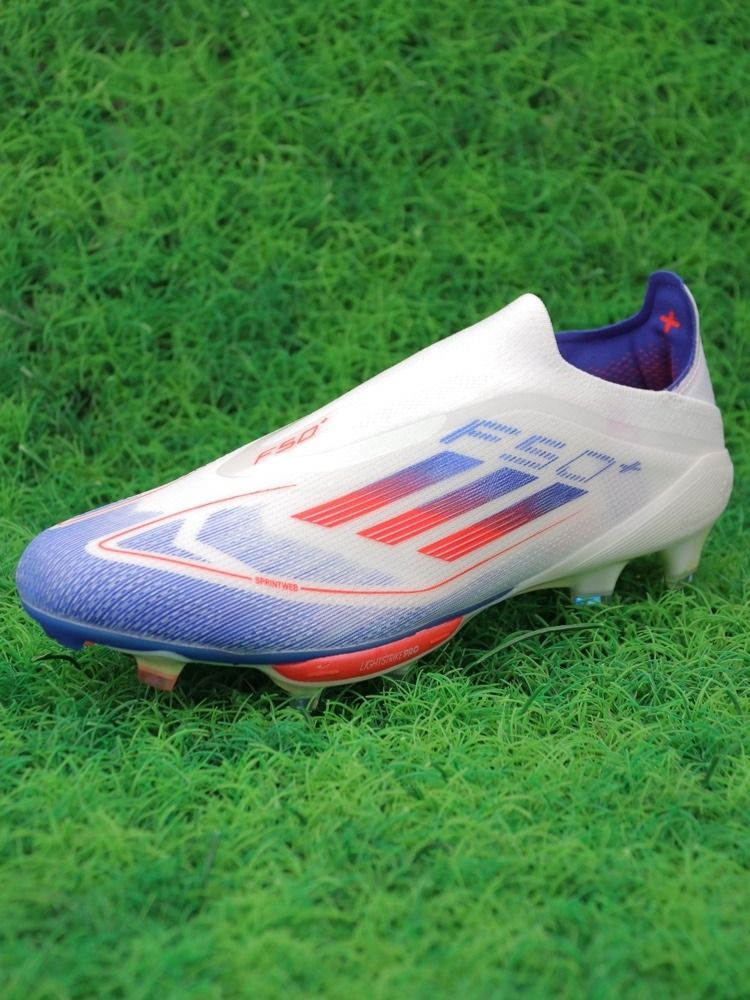 adidas F50+ Elite FG Advancement - Footwear White/Solar Red/Lucid Blue
