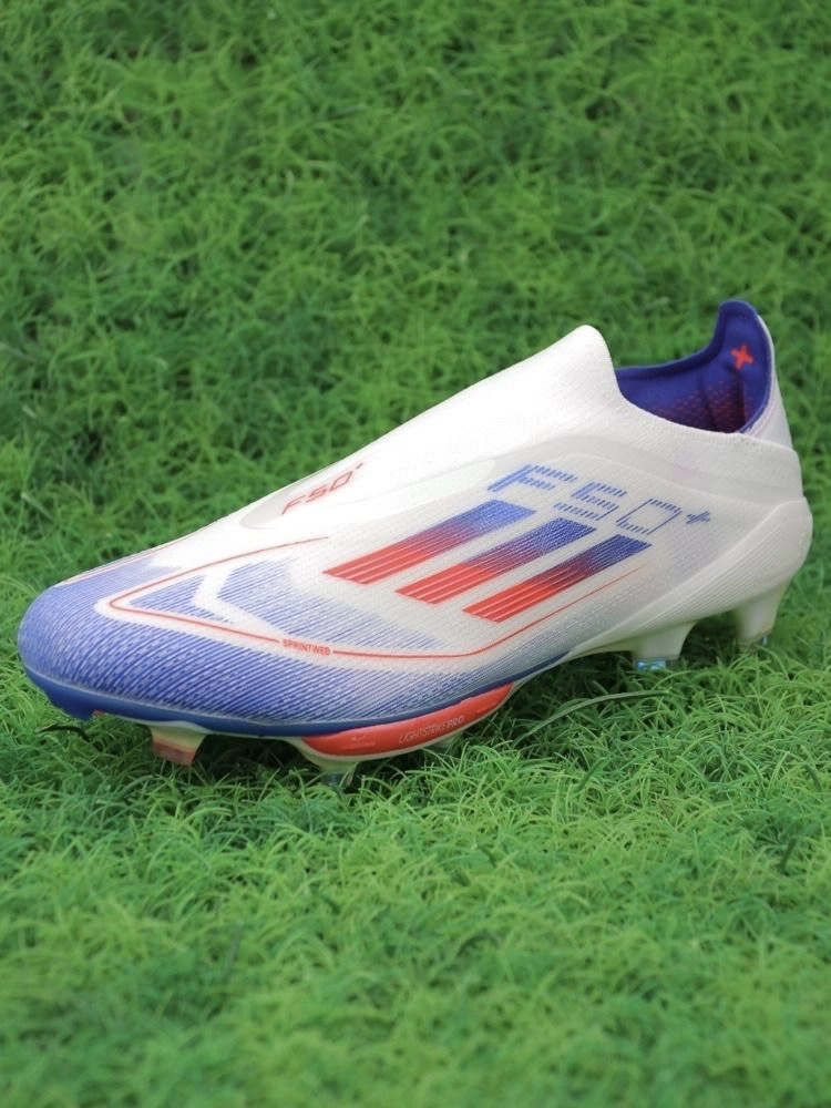 adidas F50+ Elite FG Advancement - Footwear White/Solar Red/Lucid Blue
