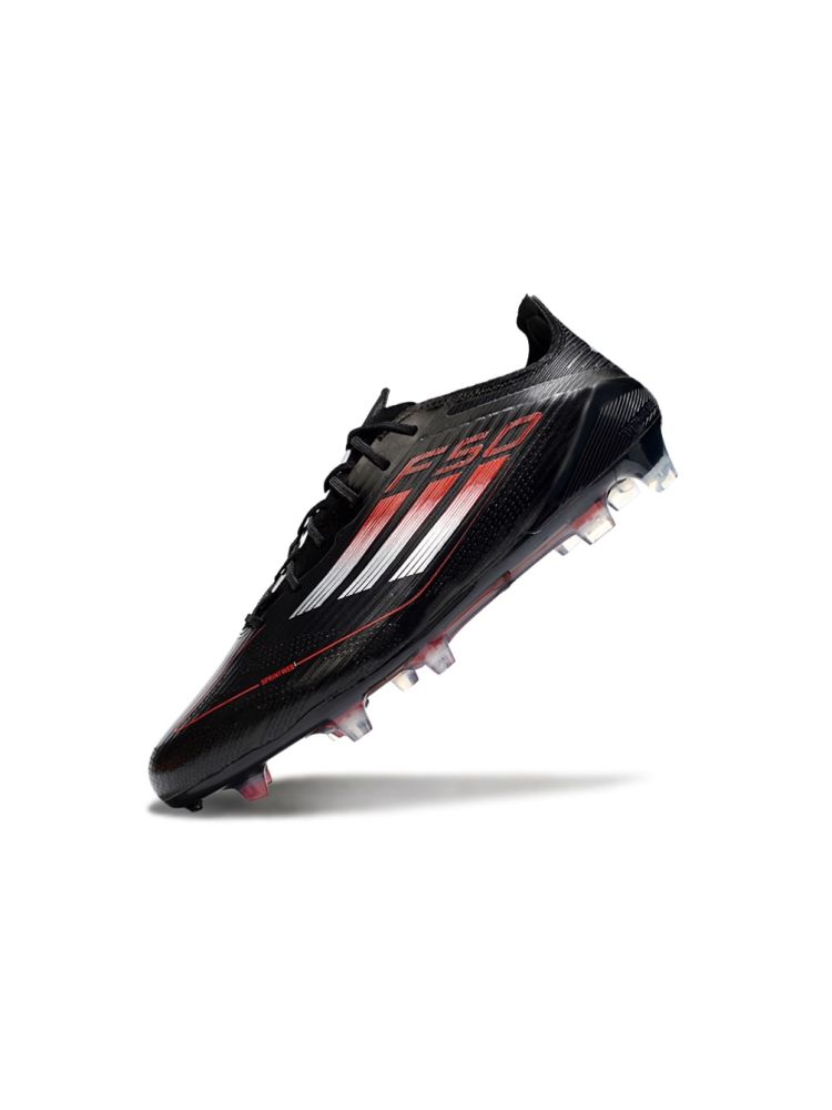 adidas F50 Elite FG Black Iron metallic Lucid Red