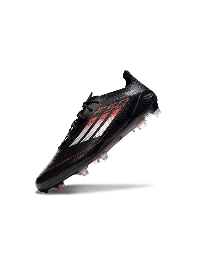 adidas F50 Elite FG Black Iron metallic Lucid Red