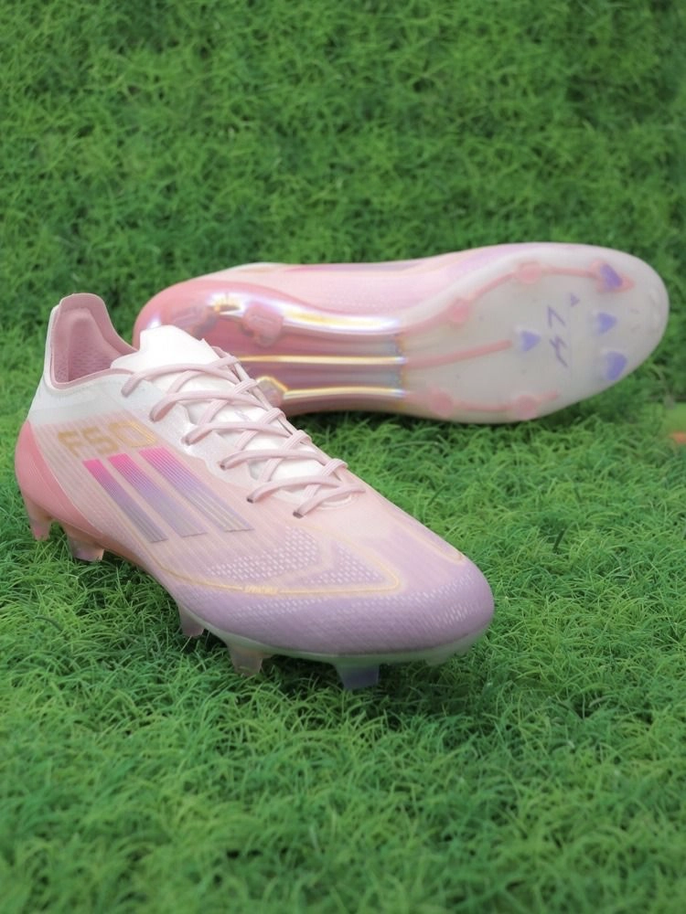 adidas F50 Elite FG Lamine Yamal 304 - Clear Pink/Purple Glow/Lite Pink