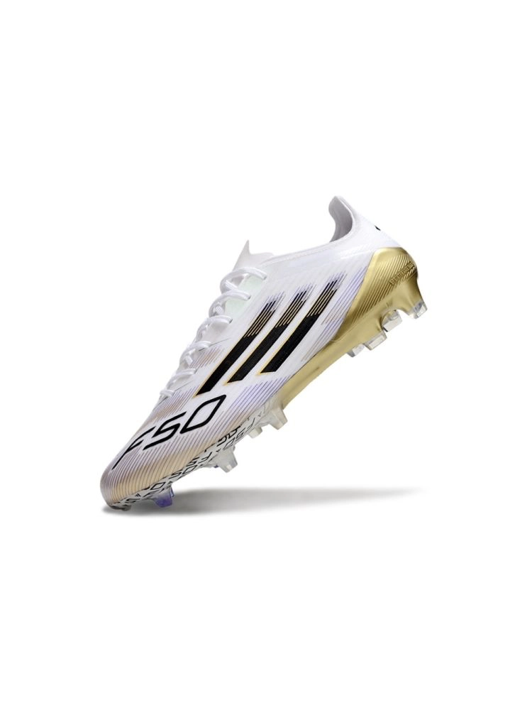 adidas F50 Elite FG White Black Gold