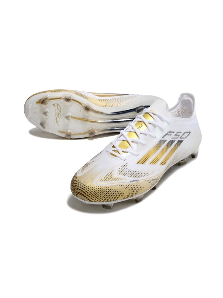 adidas F50 Elite FG White Gold