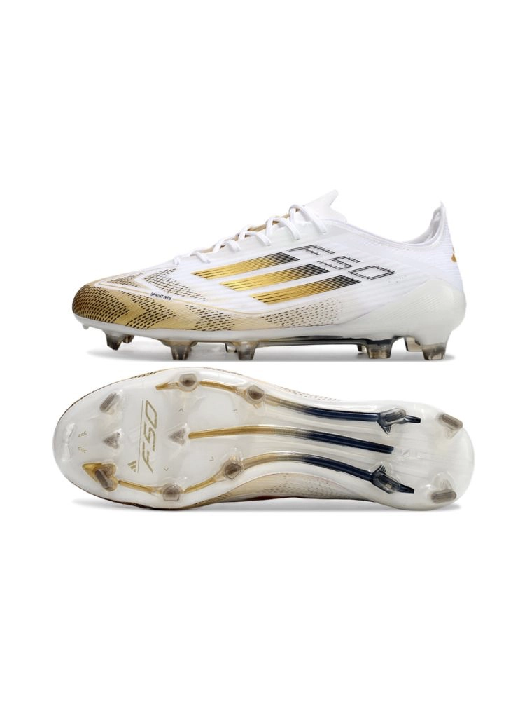 adidas F50 Elite FG White Gold