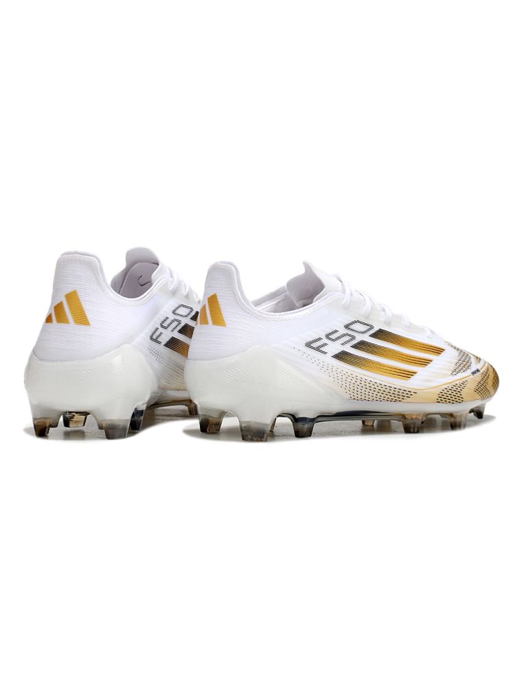 adidas F50 Elite FG White Gold