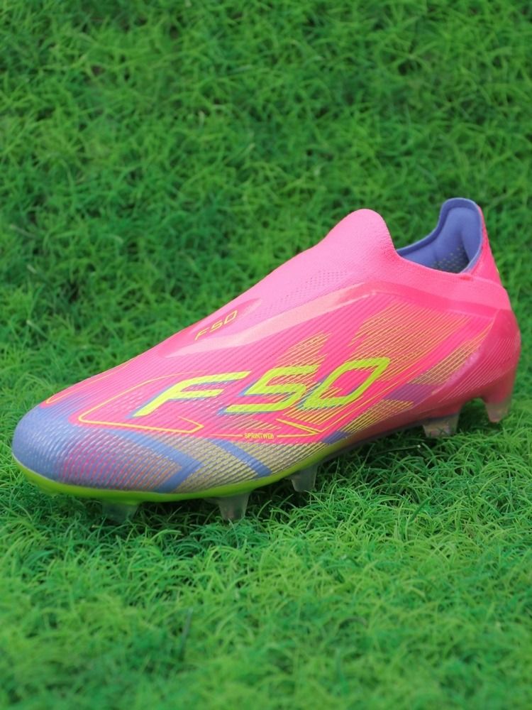 adidas F50 Elite Laceless FG 2025 Mystic Victory - Lucid Pink/Lucid Lemon/Blue Fusion