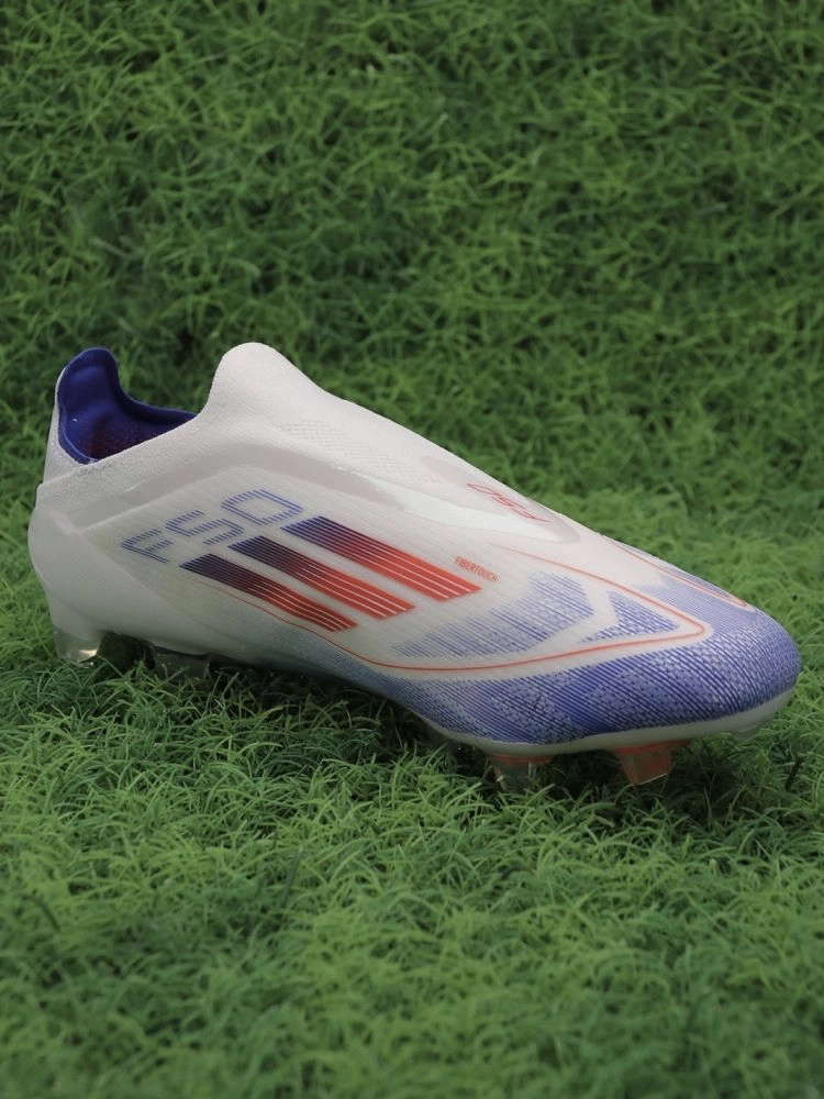 adidas F50 Elite Laceless FG Advancement - Footwear White/Solar Red/Lucid Blue