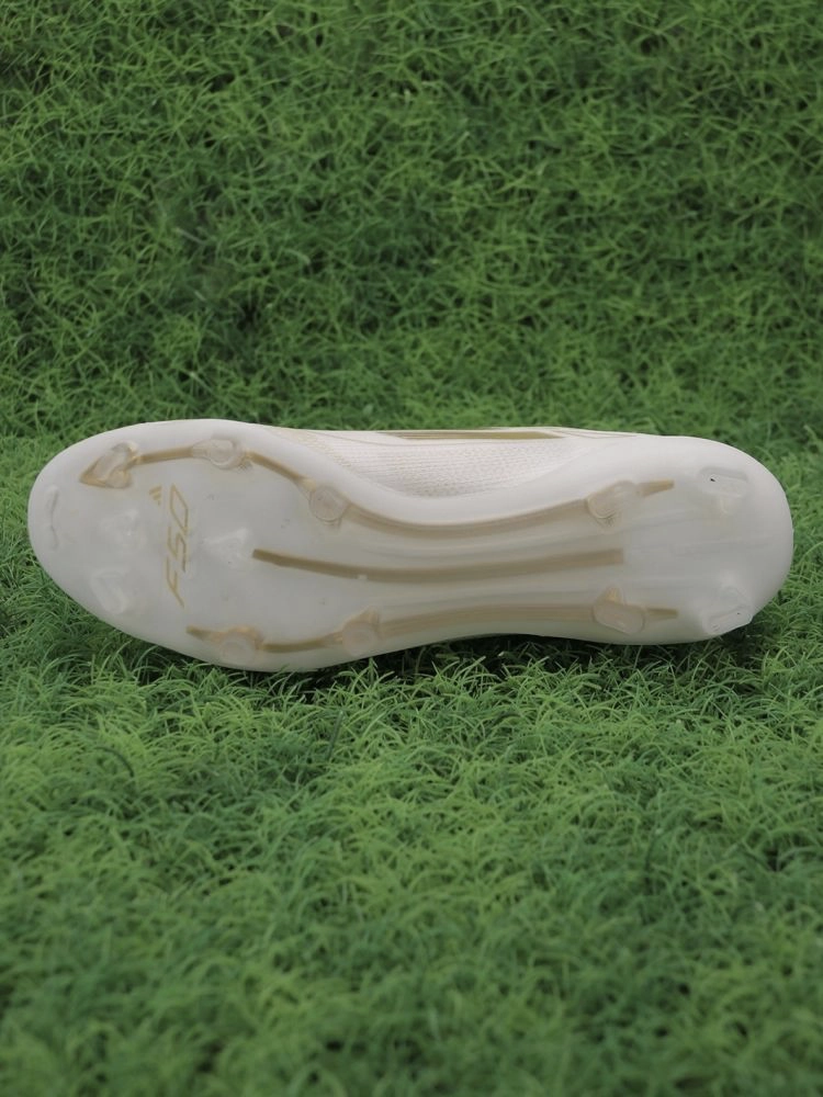 adidas F50 Elite Laceless FG Day Spark - White/Gold Metallic