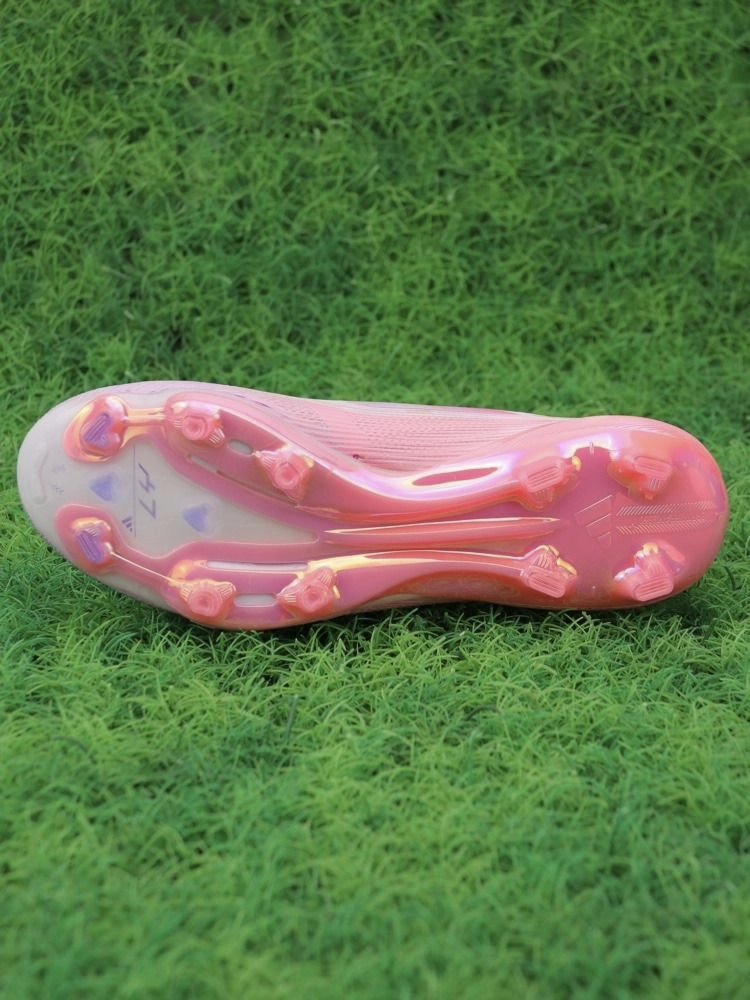 adidas F50+ Elite Laceless FG Lamine Yamal 304 - Clear Pink/Purple Glow/Lite Pink