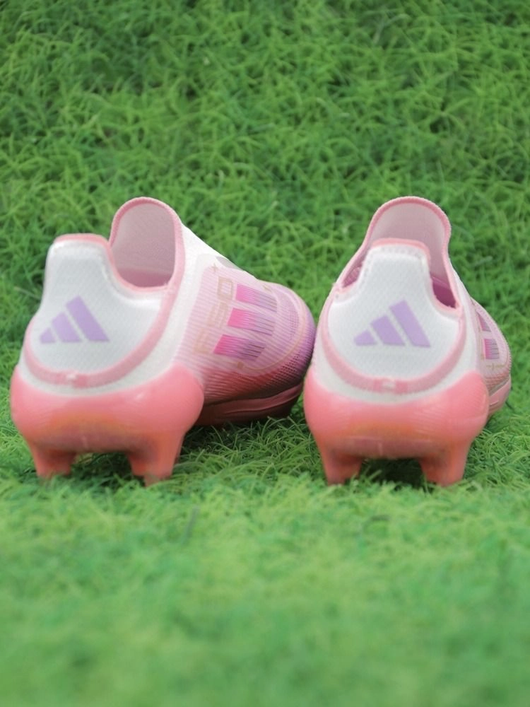 adidas F50+ Elite Laceless FG Lamine Yamal 304 - Clear Pink/Purple Glow/Lite Pink