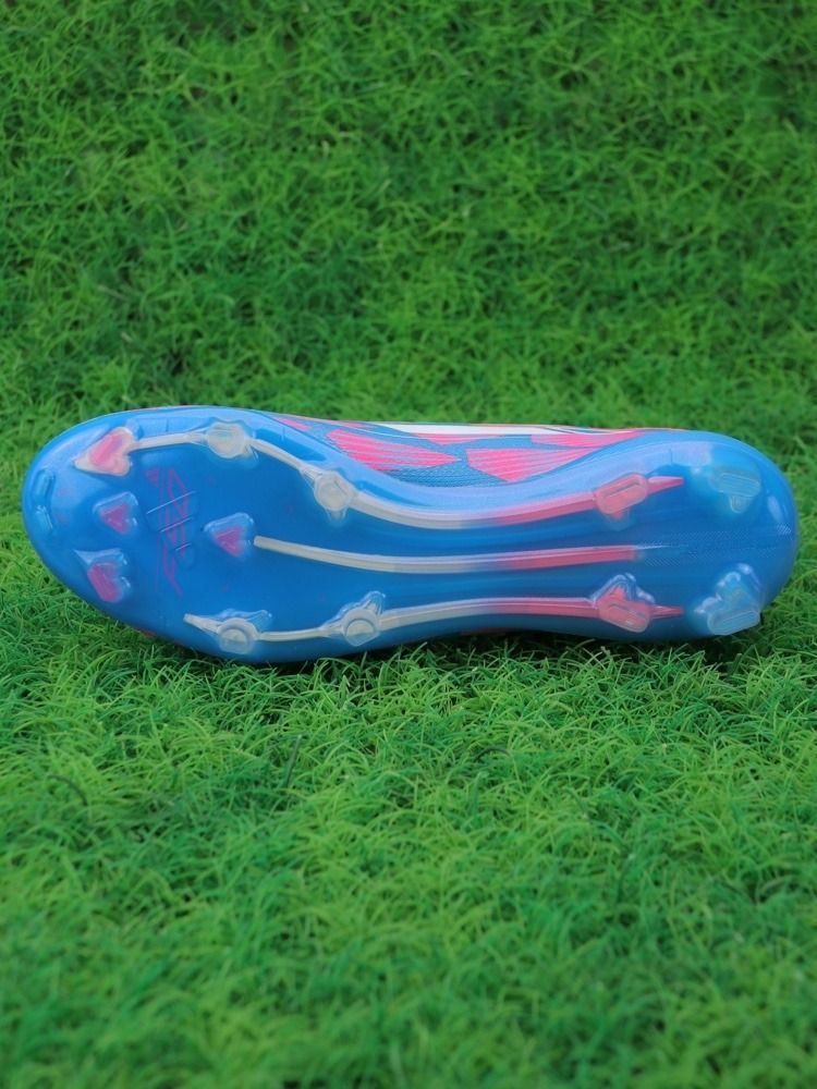 adidas F50 Elite Laceless FG Reemergence - Solar Blue/White/Solar Pink