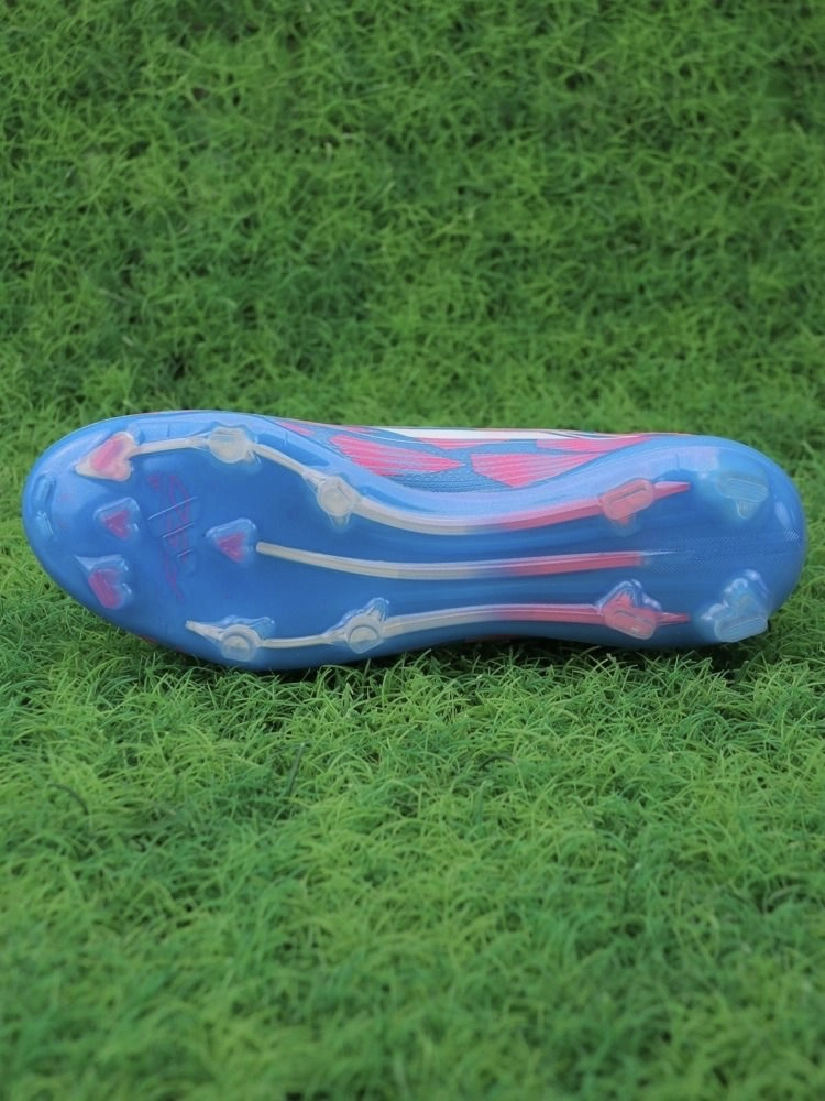adidas F50 Elite Laceless FG Reemergence - Solar Blue/White/Solar Pink