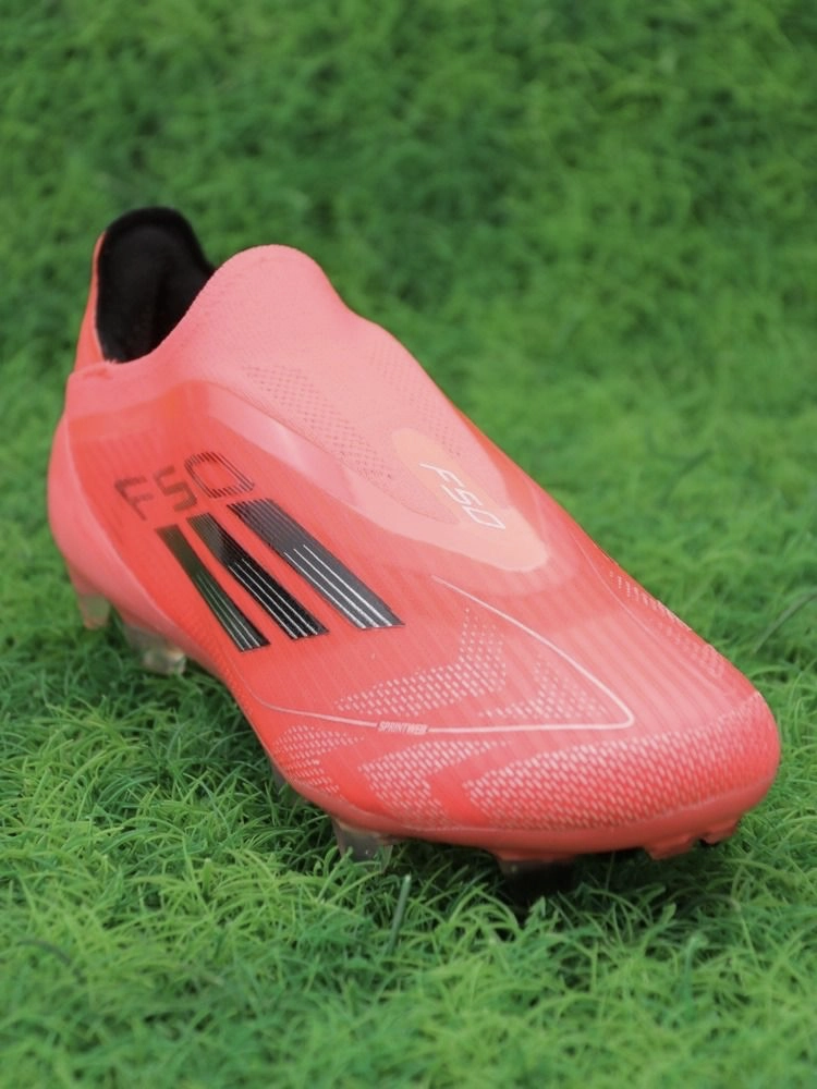 adidas F50 Elite Laceless FG Vivid Horizon - Turbo/Aurora Black/Platin Metallic