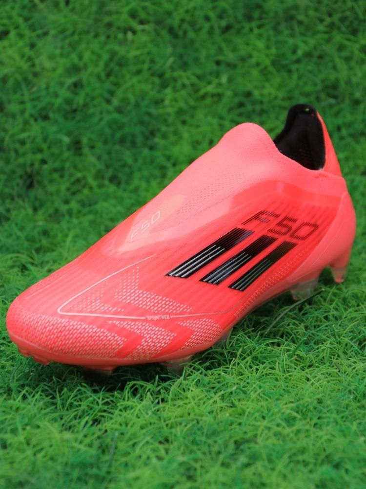 adidas F50 Elite Laceless FG Vivid Horizon - Turbo/Aurora Black/Platin Metallic