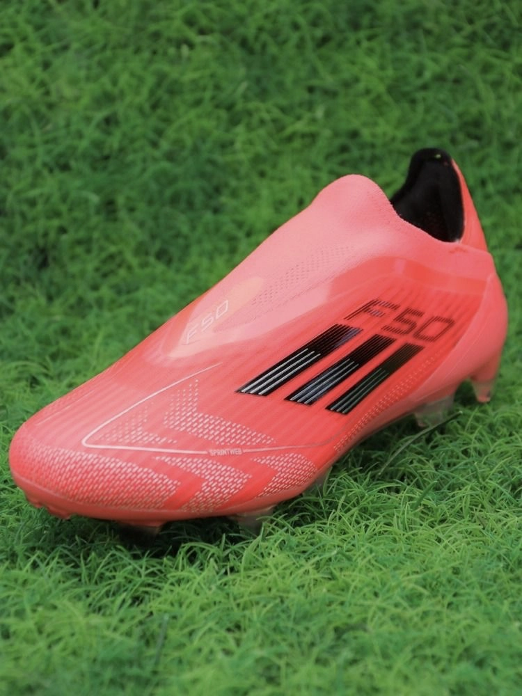 adidas F50 Elite Laceless FG Vivid Horizon - Turbo/Aurora Black/Platin Metallic