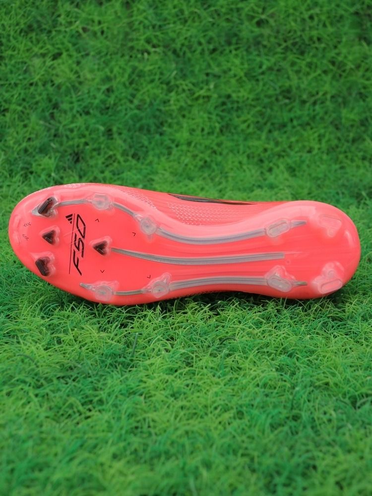 adidas F50 Elite Laceless FG Vivid Horizon - Turbo/Aurora Black/Platin Metallic