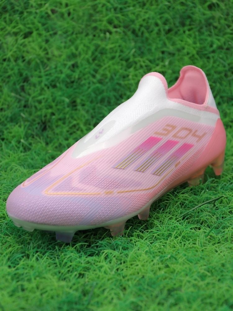 adidas F50 Elite Laceless FG Lamine Yamal 304 - Clear Pink/Purple Glow/Lite Pink