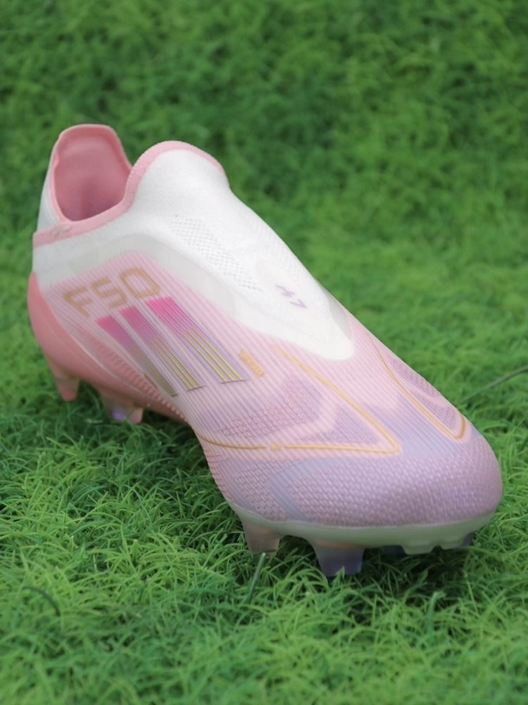 adidas F50 Elite Laceless FG Lamine Yamal 304 - Clear Pink/Purple Glow/Lite Pink