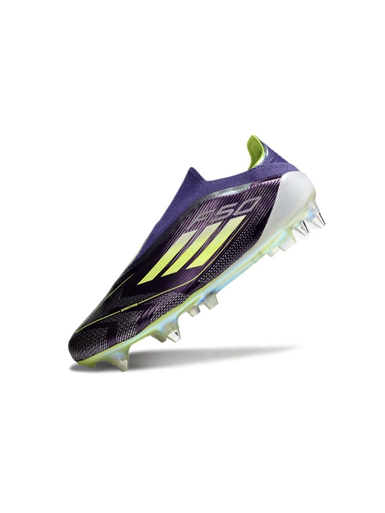 adidas F50 Elite Laceless SG Unity Purple White Lucid Lemon