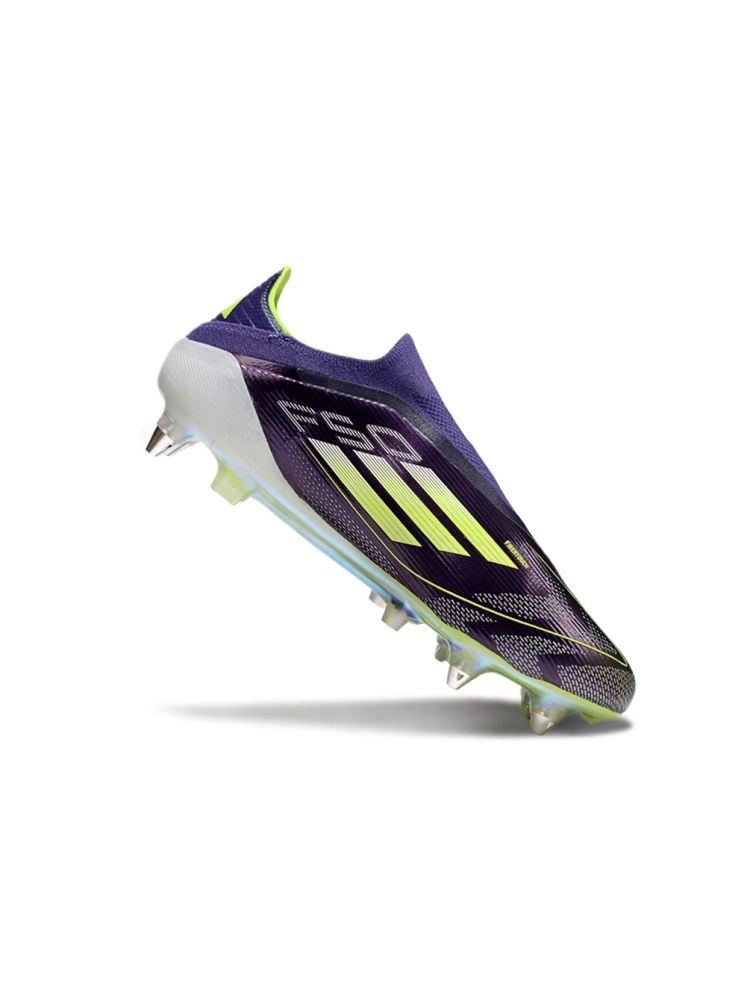 adidas F50 Elite Laceless SG Unity Purple White Lucid Lemon