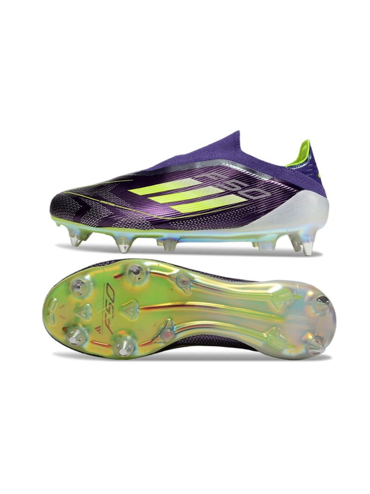 adidas F50 Elite Laceless SG Unity Purple White Lucid Lemon