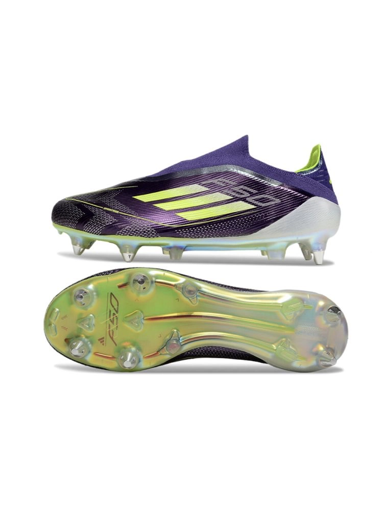 adidas F50 Elite Laceless SG Unity Purple White Lucid Lemon
