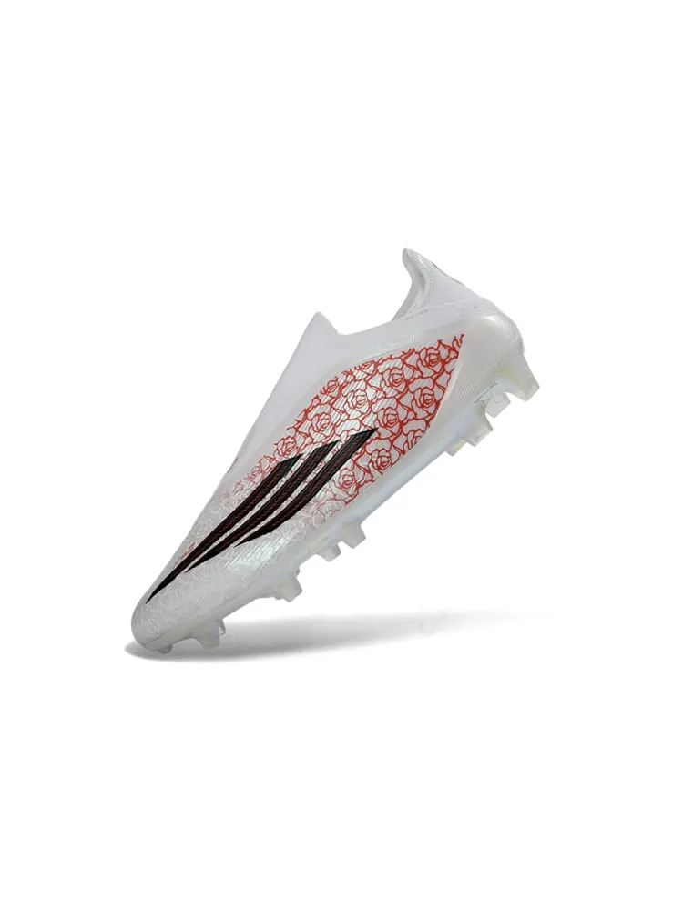 adidas F50 Elite Laceless x Lamine Yamal FG White Core Black Lucid Red