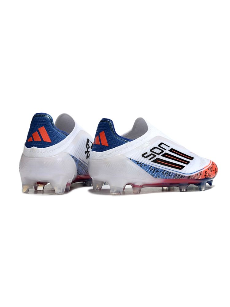 adidas F50 Elite Laceless FG White Orange Blue
