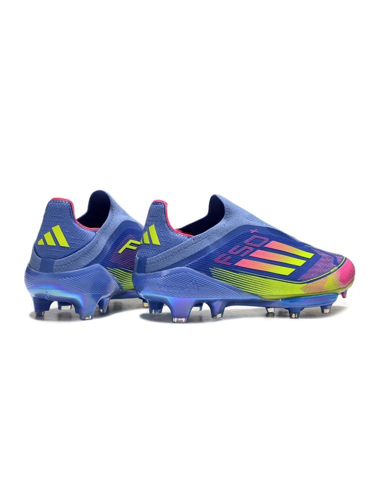 adidas F50 LightStrike Elite Laceless FG Blue Fusion Lucid Lemon Lucid Pink