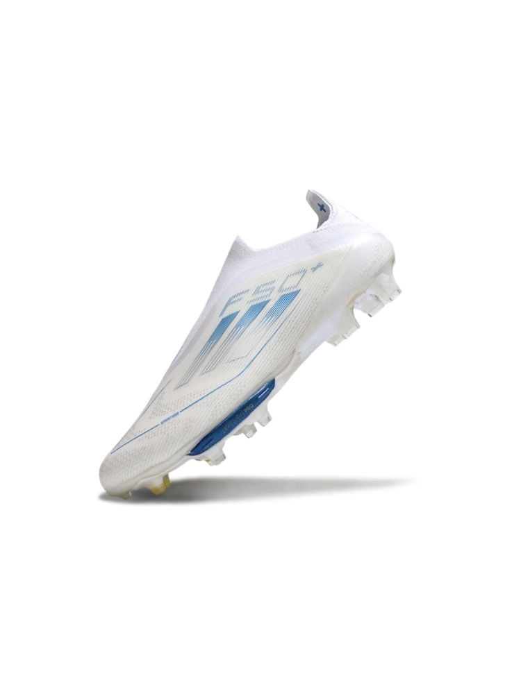 adidas F50 LightStrike Elite Laceless FG White Pearl Metallic White