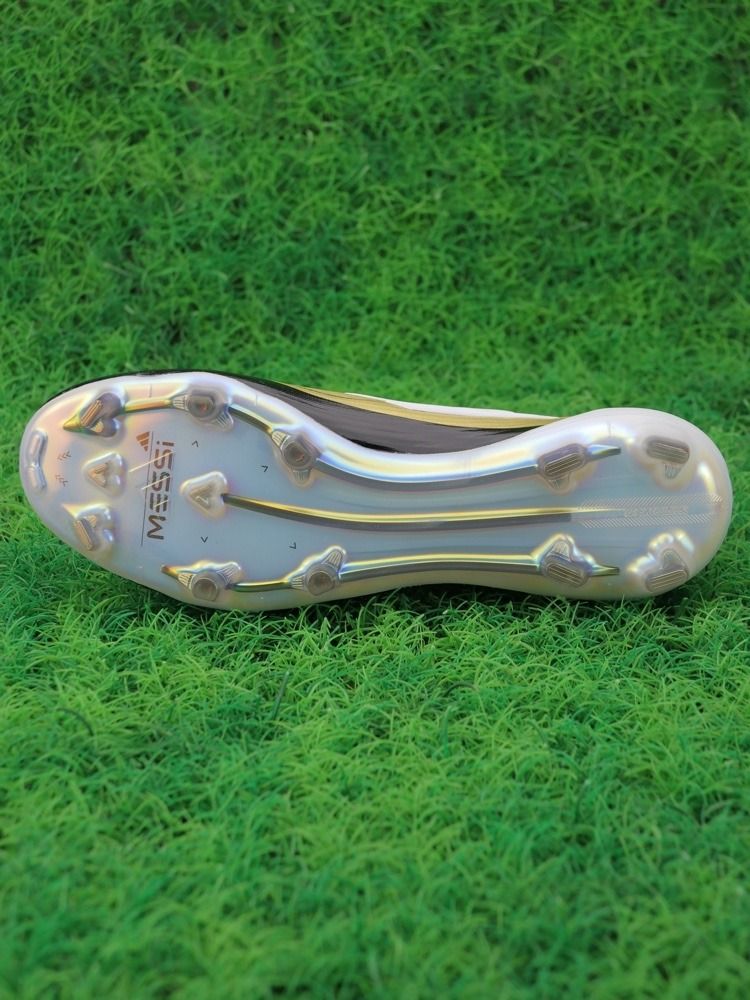 adidas F50 Messi Elite Laceless FG Triunfo Dorado - Gold Metallic/White/Core Black