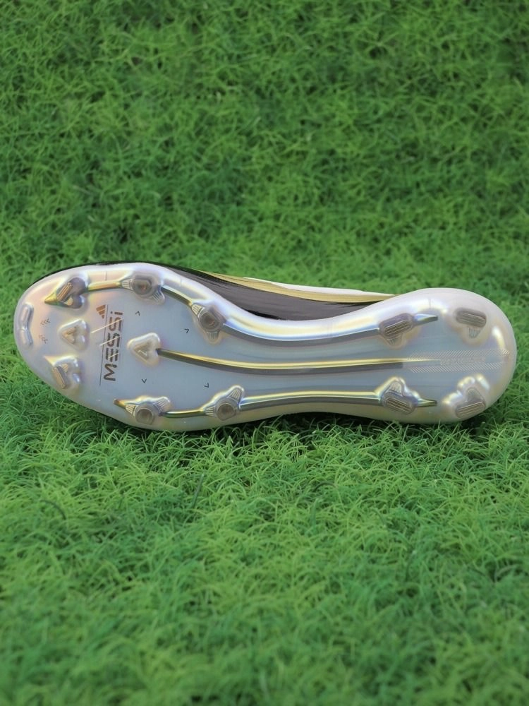 adidas F50 Messi Elite Laceless FG Triunfo Dorado - Gold Metallic/White/Core Black