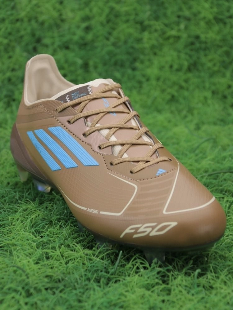 adidas F50 Messi X Bad Bunny Elite FG - Cardboard/Cream White/Bright Cyan