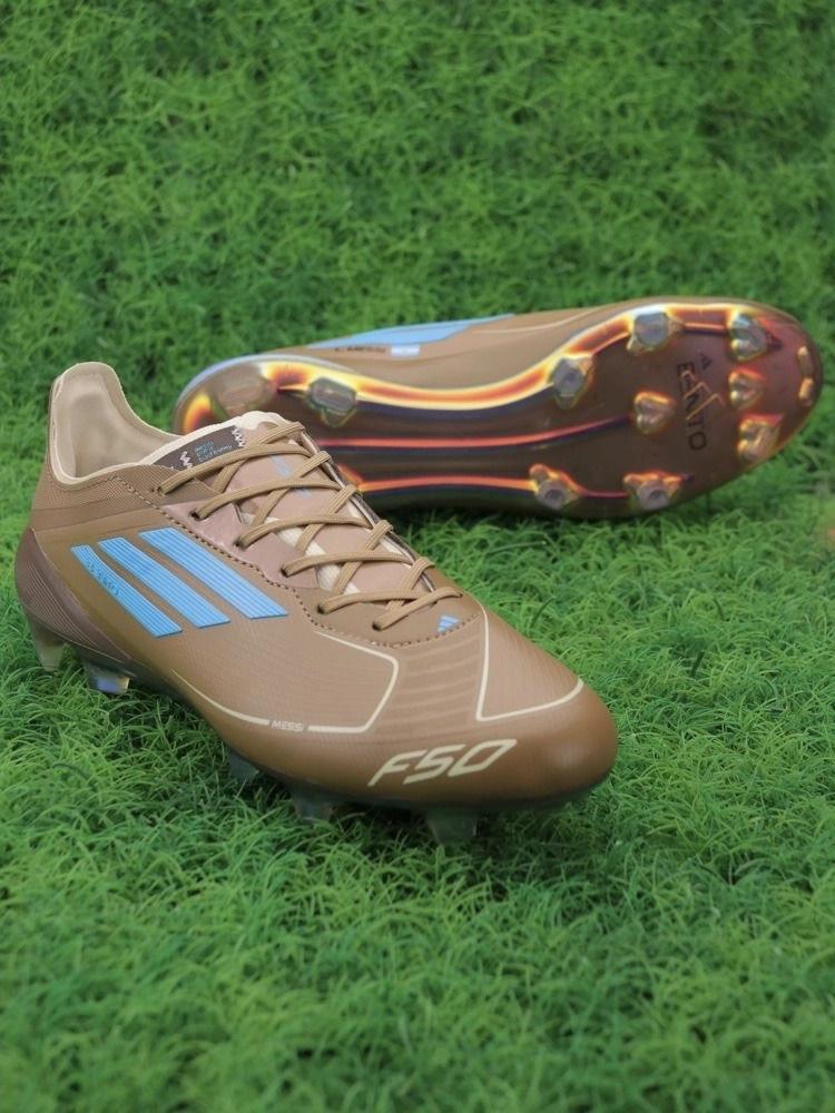 adidas F50 Messi X Bad Bunny Elite FG - Cardboard/Cream White/Bright Cyan