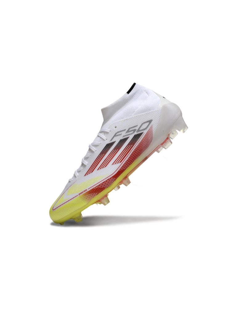 adidas F50 Womens Elite Mid FG White Solar Red Lucid Blue