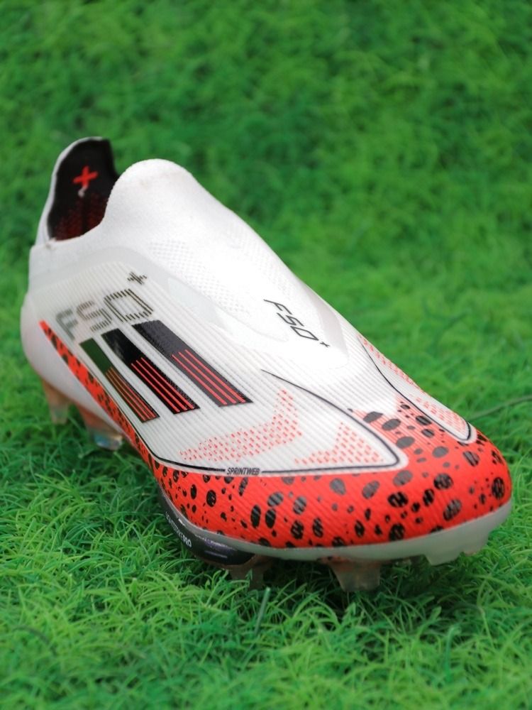 adidas F50+ Elite Laceless FG Safari - White/Black