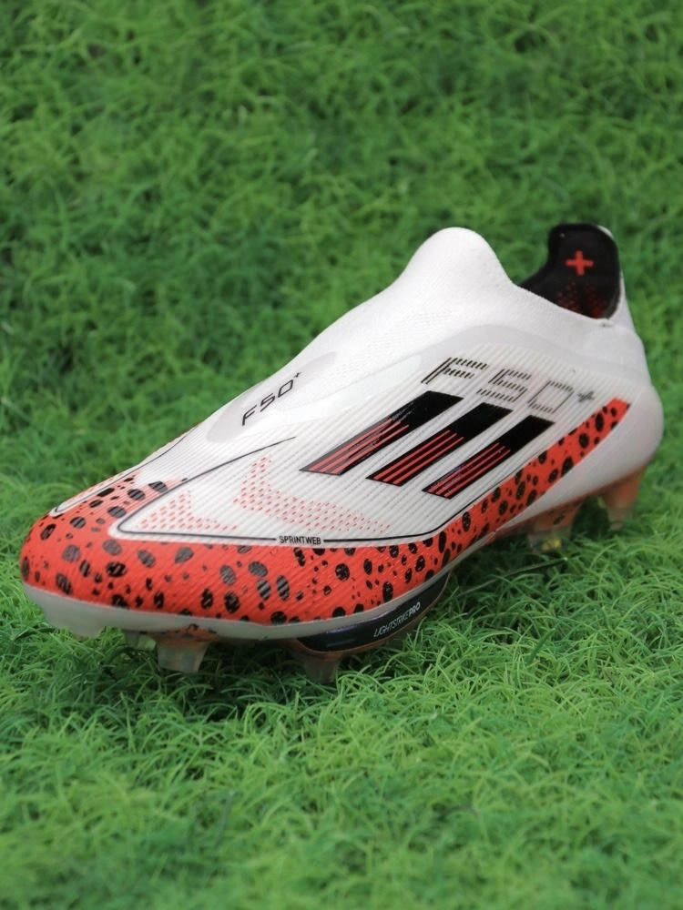 adidas F50+ Elite Laceless FG Safari - White/Black